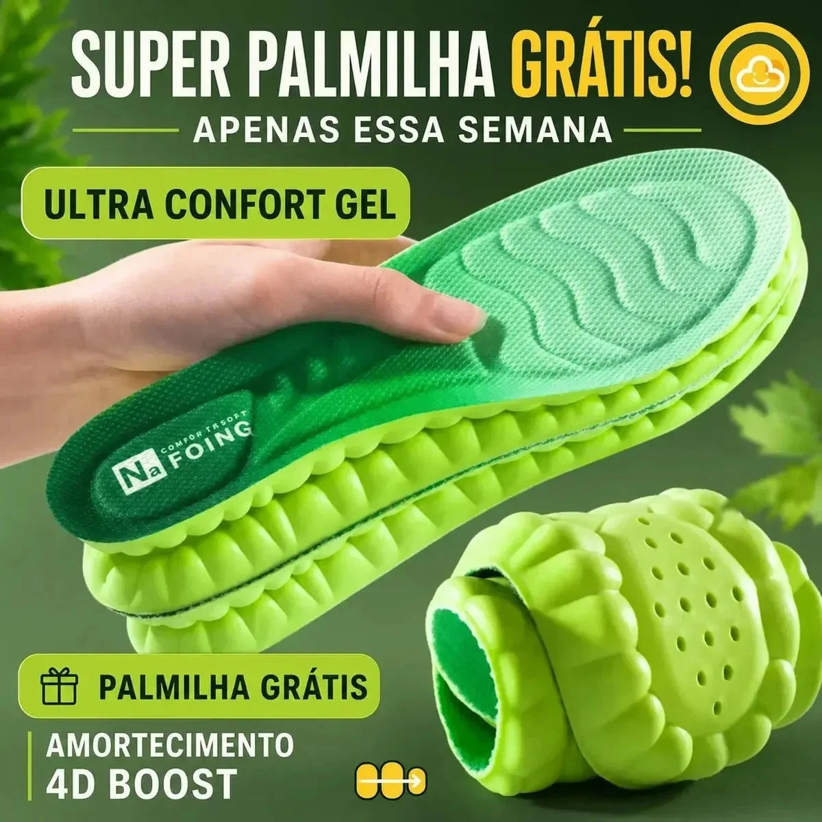 Tênis Ortopédico Ultra Comfort - Frete Grátis + Brinde Grátis Tênis Ortopédico MRL-193 Miralleve