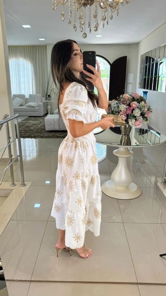 Vestido Marize Estampado Vestido Marize MRL-165 Miralleve