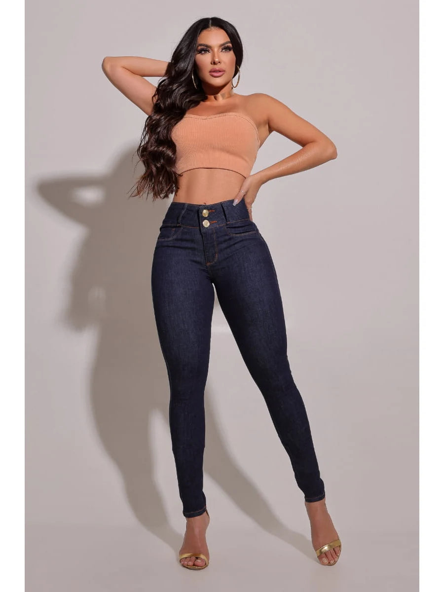 Calça Modeladora Preta que Não Desbota - foto 1