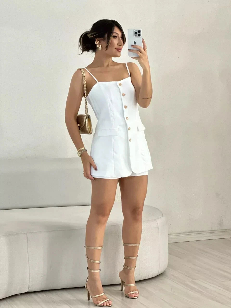 Conjunto Carmen Conjunto Carmen MRL-146 Miralleve Branco PP 