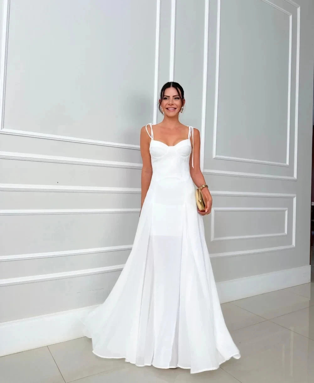 Vestido Mavie Vestido Mavie MRL-158 Miralleve Branco PP 
